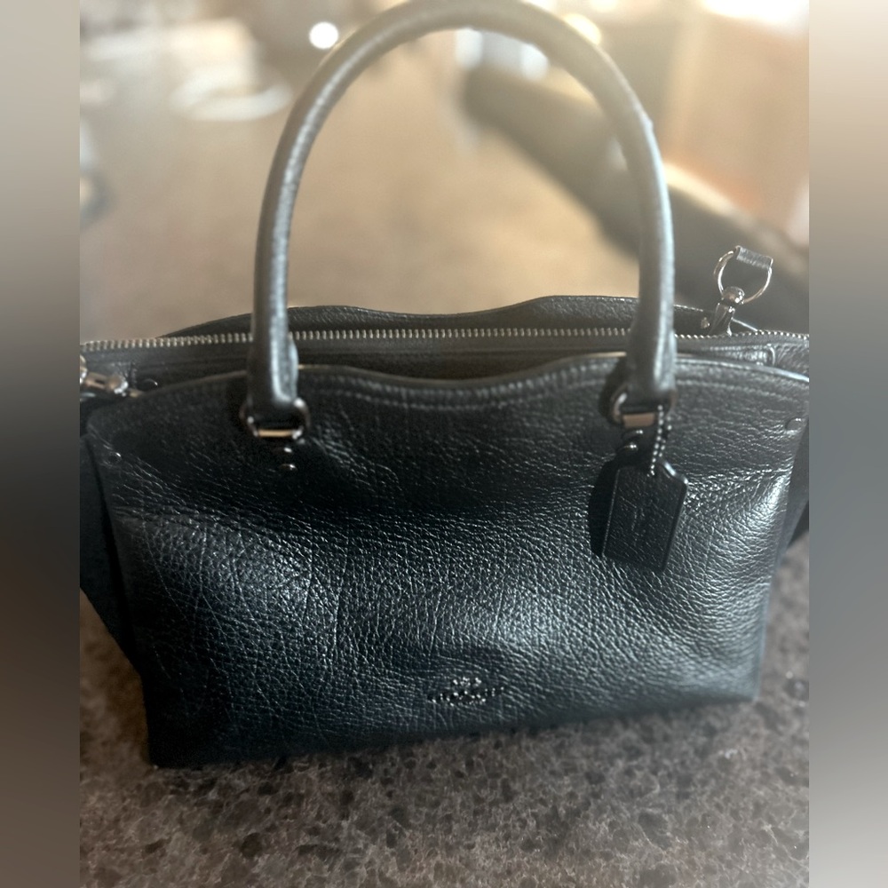 Coach Shoulder Bag in Black-Gently Used